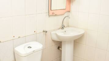 Towels, soap, toilet paper