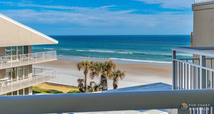 Beachfront 4th Floor Condo with Spectacular Beach & Ocean Views and Pool!