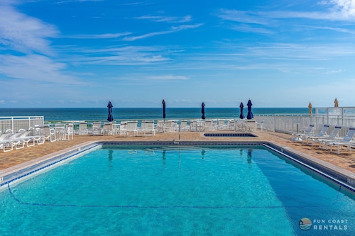 Beachfront 4th Floor Condo with Spectacular Beach & Ocean Views and Pool!