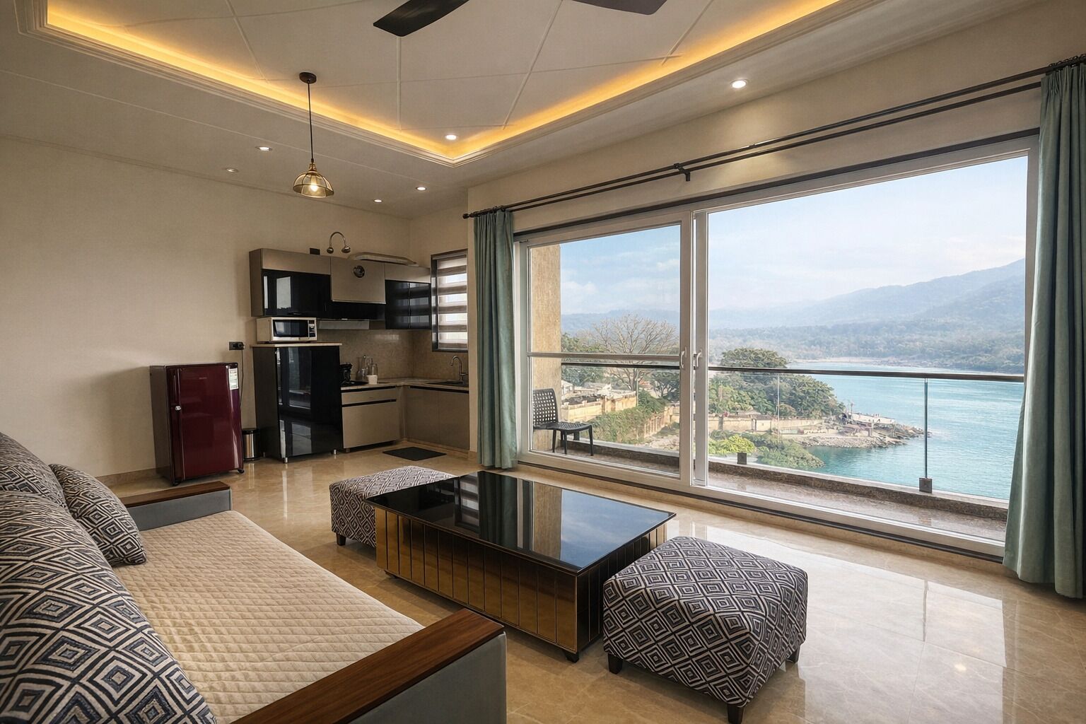 Elite Apartment, Balcony, River View | Balcony view