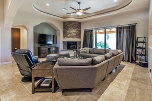 Smart TV - Casa Cervato 228 | Spacious 3BR Home with Backyard Jacuzzi in Litchfield Park (Litchfield)
