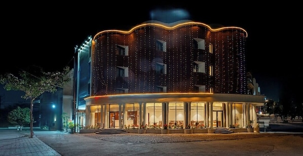 Façana frontal de l'allotjament