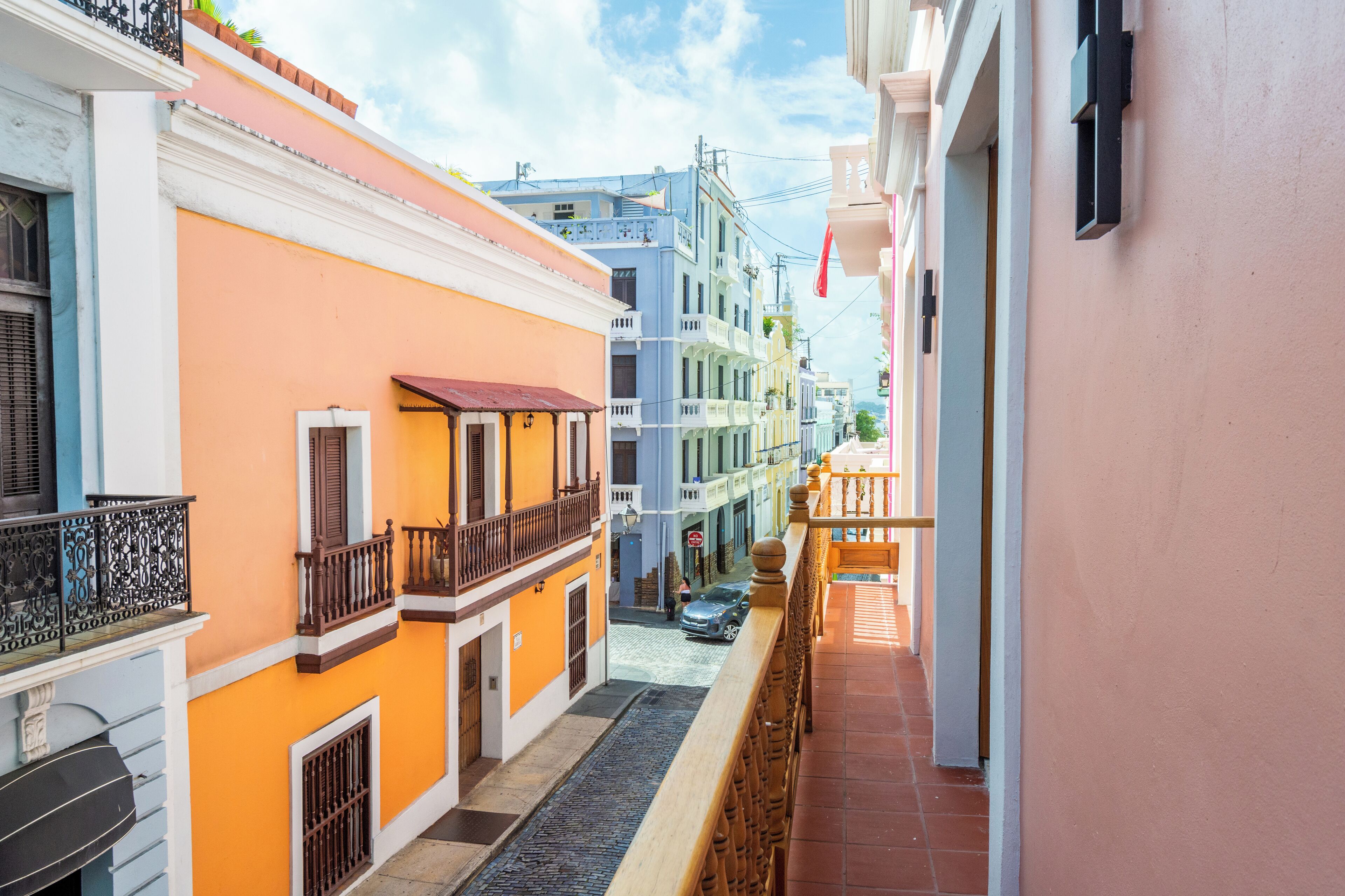 Vue depuis le balcon