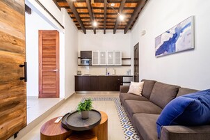 Lägenhet - 1 sovrum - balkong | Interiör
