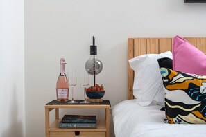 1 bedroom, iron/ironing board, travel crib, free WiFi