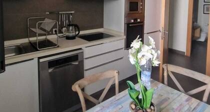 Charming 2-bedroom Apartment with a Sea View ,AC, WiFi in AinDiab ,Casablanca