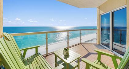 NEW 15th Floor Gulf View - Balcony - Pool - Hot Tub