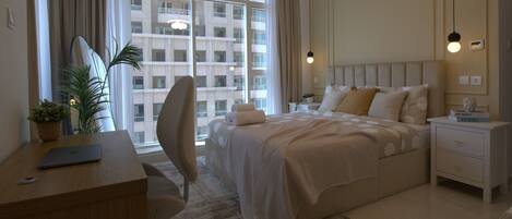 3 makuuhuonetta, silitysrauta/-lauta, Wi-Fi, vuodevaatteet