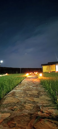 Property grounds. Cozy mobile home in charming Old Orhei with AC, WiFi
