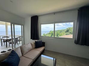 Living area - Assaly Villa - Breathtaking Ocean View with private beach (San Jose)