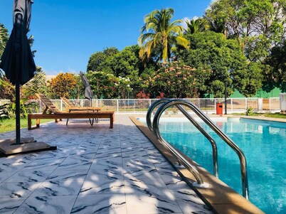 Villa SAIDIA with swimming pool, ideal for safe family vacations