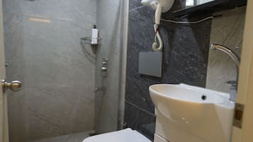 Classic Room, 2 Bedrooms, Non Smoking, Garden View | Bathroom | Shower, hair dryer, slippers, towels