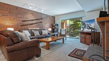 Smart TV y chimenea