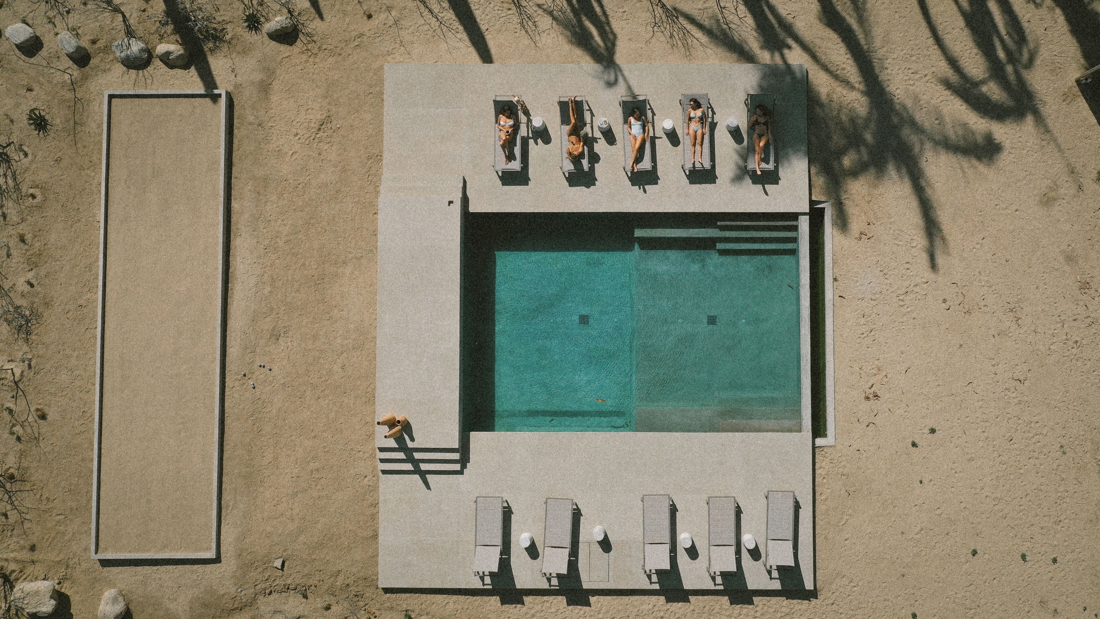 Alberca al aire libre 