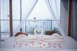 Deluxe Double Room, Balcony, Mountain View | In-room safe, desk, laptop workspace, soundproofing