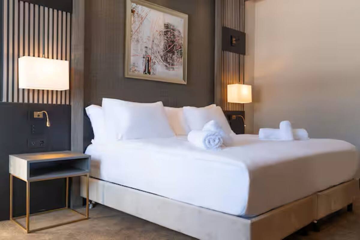 Chambres insonorisées, fer et planche à repasser, Wi-Fi gratuit