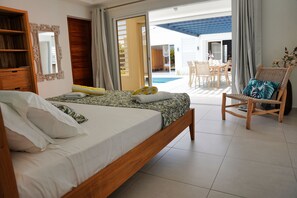 4 slaapkamers, een strijkplank/strijkijzer, wifi, beddengoed