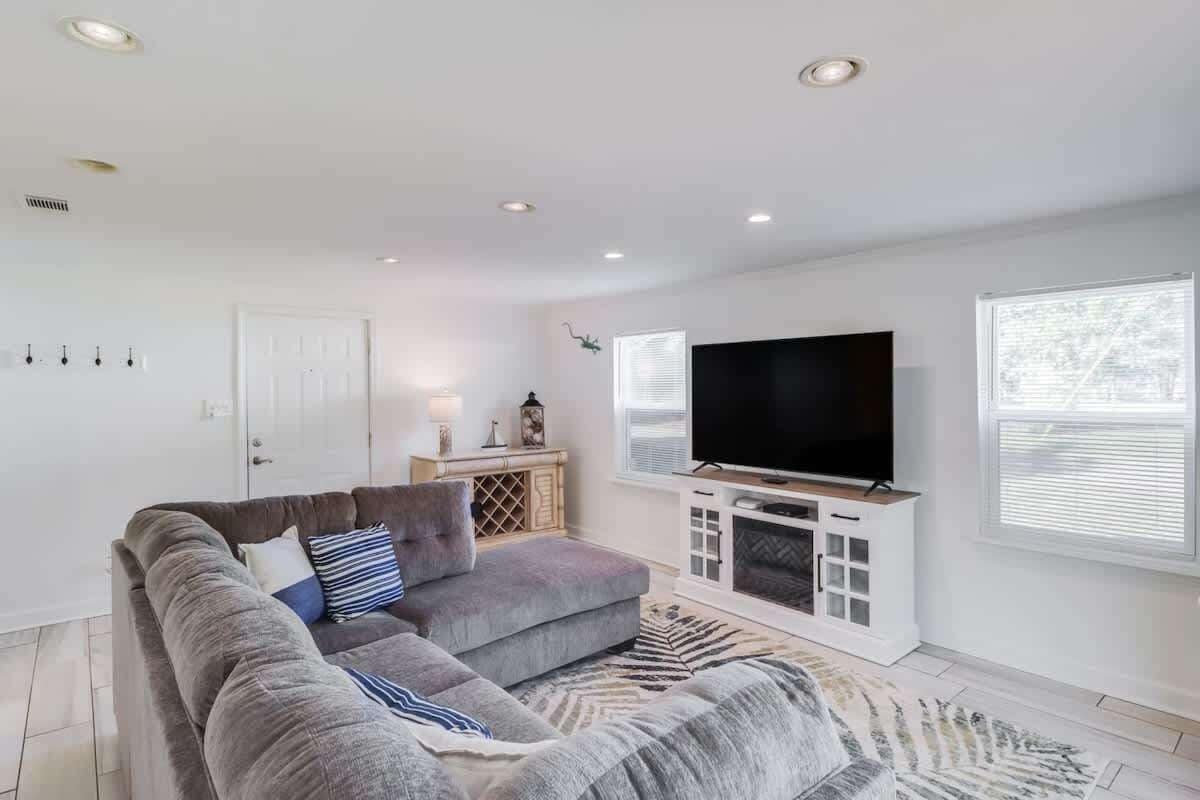 TV connectée, cheminée