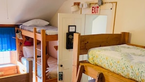 Unclassified image, 5 of 7, button - Cozy Retreat in Historic Farmhouse, Charming Bunk Bed Room,- Owl Dorm (Rowe)