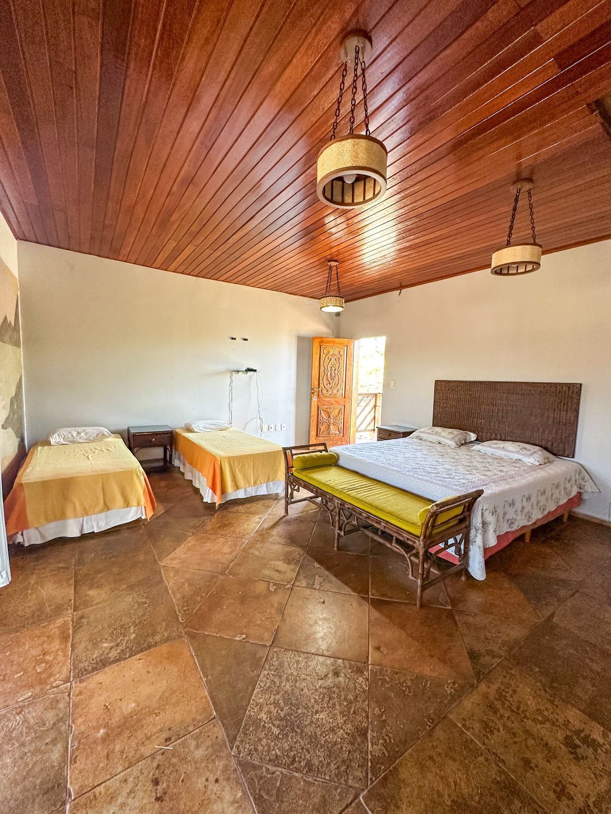 Neljän hengen standard-huone, lanai, näköala puutarhaan | Ilmainen Wi-Fi