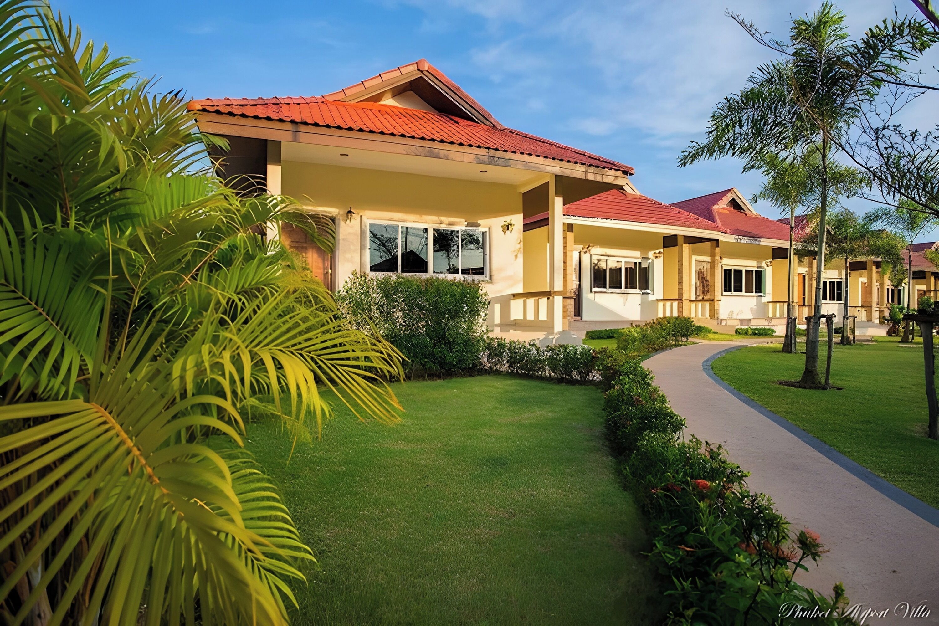 Blick von der Unterkunft