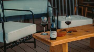 Comfort-Zimmer, Bergblick | Terrasse/Patio