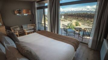 Habitación Confort, vistas a la montaña | Ropa de cama de alta calidad y edredones de plumas