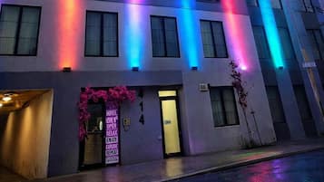 Façade de l’hébergement