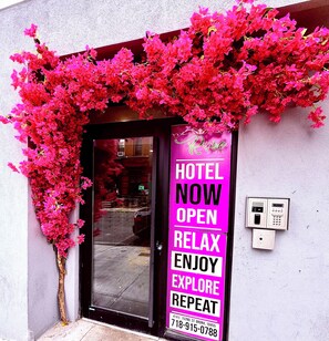 Façade de l’hébergement