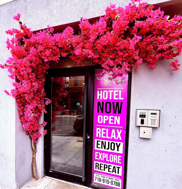 Façade de l’hébergement