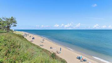 Vlak bij het strand