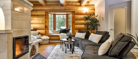 TV, fireplace, stereo