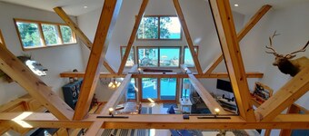 Hot tub with Spacious 5-bedroom house in Wautoma on Silver Lake