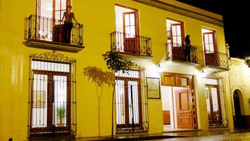 Overnatningsstedets facade