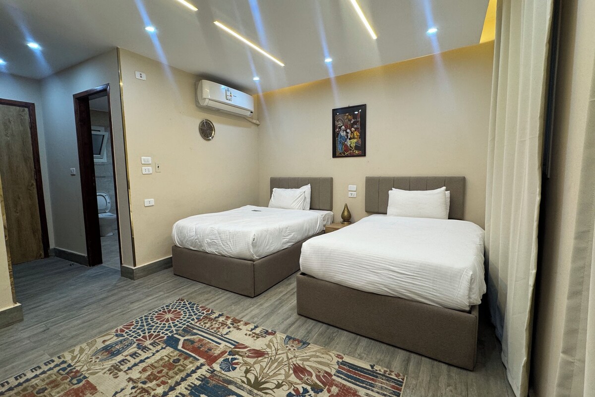 Double Room With Pyramids Side View