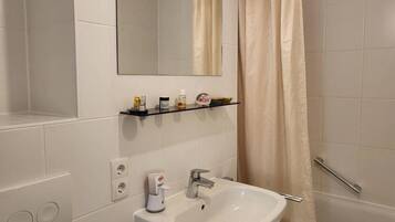 Towels, soap, toilet paper