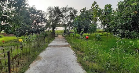 Front of property. Tharu Mango Garden Resort