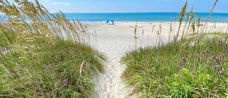 Beach nearby, beach towels