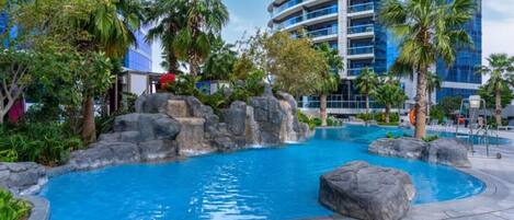 Indoor pool, a heated pool