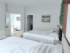 3 habitaciones, escritorio, tabla de planchar con plancha y wifi gratis 