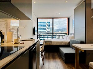 Loft (613) | 1 habitación, tabla de planchar con plancha, wifi gratis y ropa de cama 