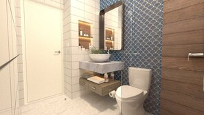 Maison familiale | Salle de bain | Serviettes fournies, savon, papier de toilette