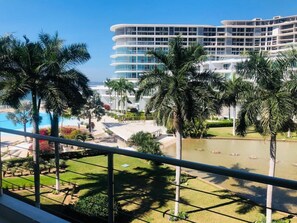 Studio, balcon, vue océan | Vue depuis le balcon