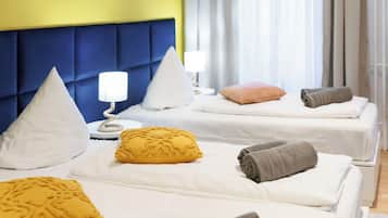 3 多间卧室、熨斗/熨衣板、WiFi、床单