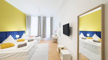 3 多间卧室、熨斗/熨衣板、WiFi、床单