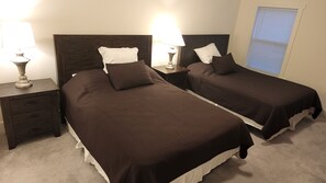3 quartos, roupa de cama