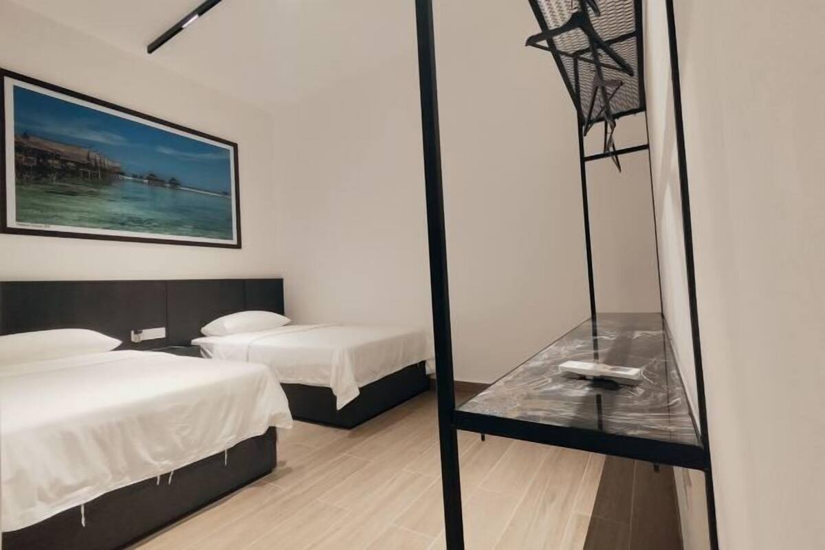 1 Schlafzimmer, individuell dekoriert, individuell eingerichtet