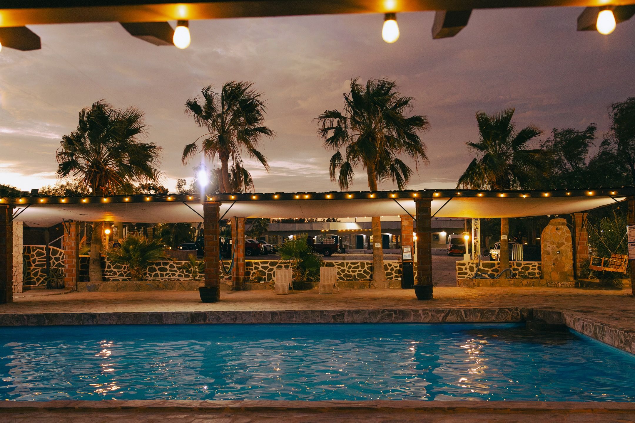 Seasonal outdoor pool