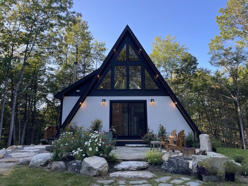 Chickadee A-Frame on Private Road