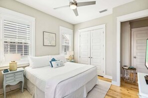 2 bedrooms, iron/ironing board, travel crib, free WiFi